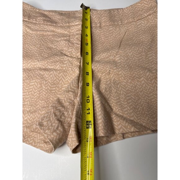 Kenar Womens Blush Patterned Shorts Size 8 Cotton/Spandex Blend With Button Clos - Picture 8 of 8